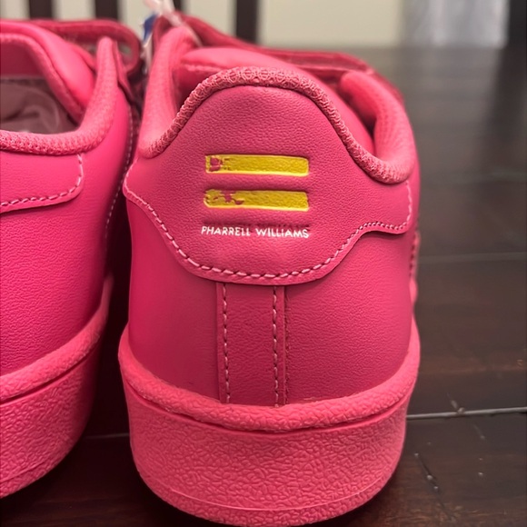 Adidas Superstar Supercolor X Pharrell Williams shoes Equality Youth Girls Sz 2 - Picture 8 of 13